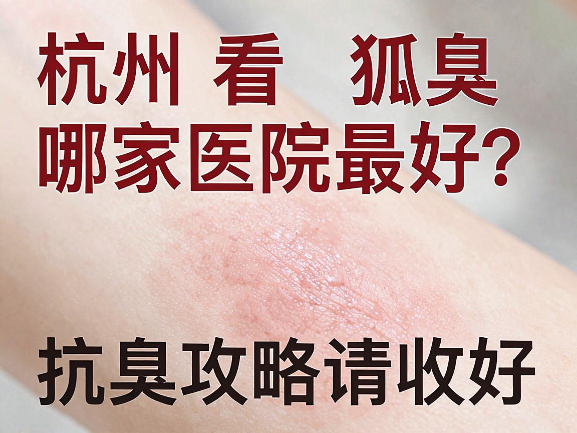 杭州看狐臭哪家医院最好？这份抗臭攻略请收好
