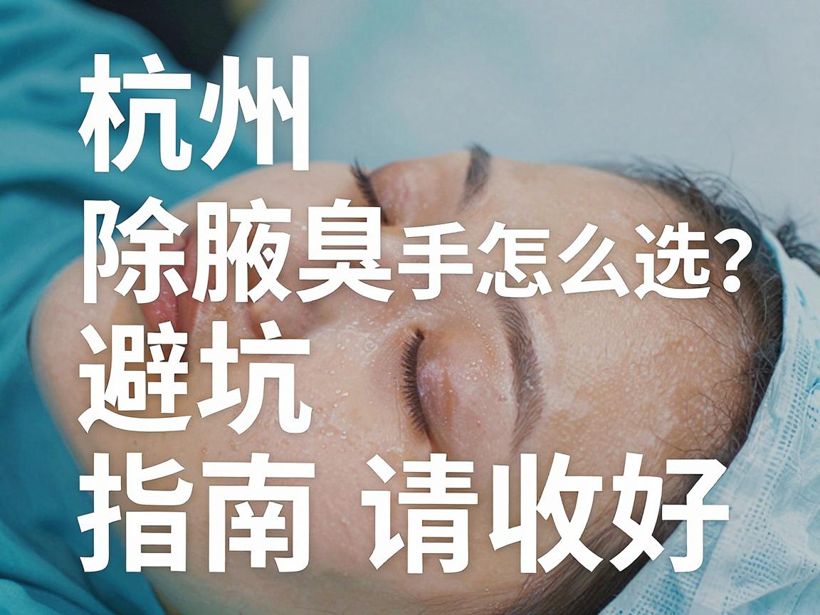 杭州除腋臭手术医院怎么选?这份除腋臭手术避坑指南请收好 杭州除腋臭手术医院怎么选?这份除腋臭手术避坑指南请收好