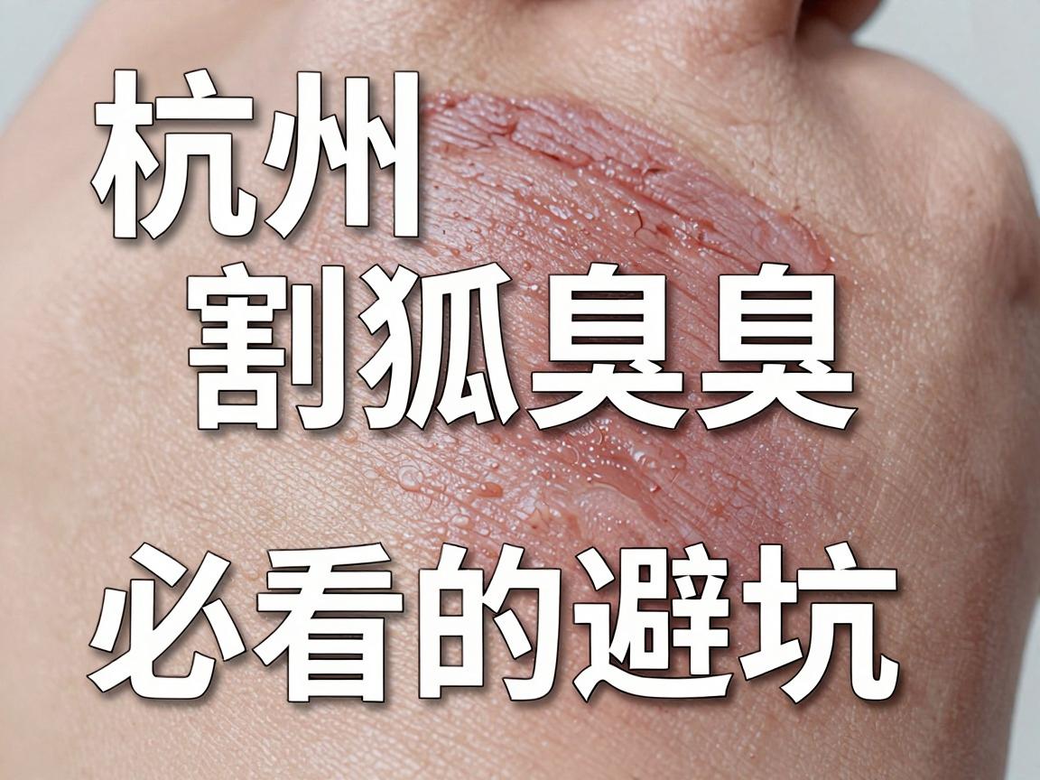 杭州割狐臭医院怎么选？割狐臭前必看的避坑指南