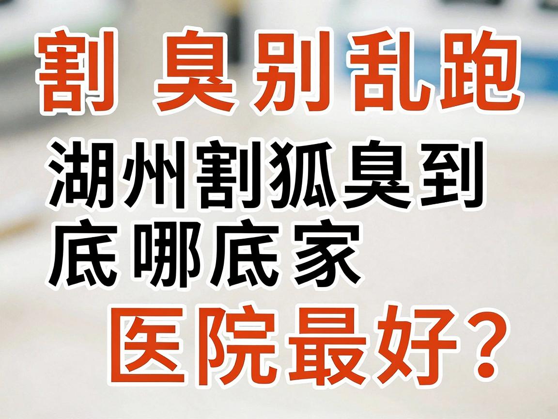 割狐臭别乱跑，湖州割狐臭到底哪家医院最好？这份攻略告诉你答案