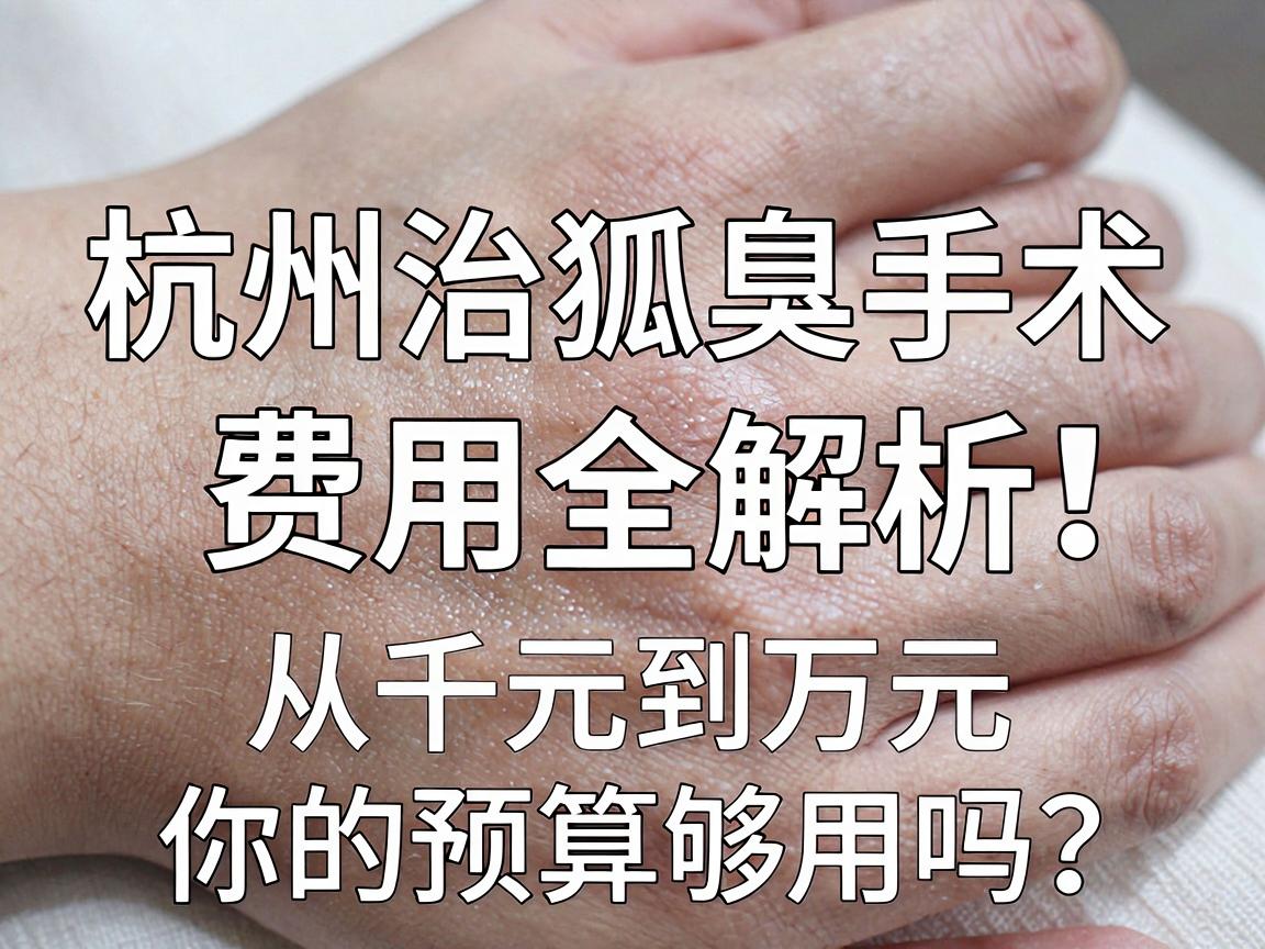 杭州治狐臭手术大概多少钱?杭州治狐臭手术费用全解析,从千元到万元,你的预算够用吗? 杭州治狐臭手术大概多少钱?杭州治狐臭手术费用全解析,从千元到万元,你的预算够用吗?