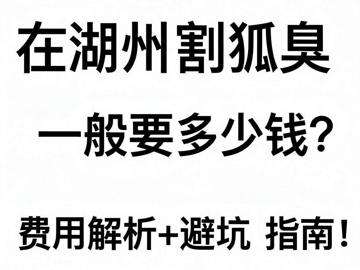 在湖州割狐臭一般要多少钱？费用解析+避坑指南，一文说清湖州割狐臭的价格真相