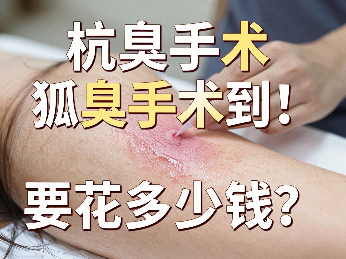 杭州狐臭手术费用大揭秘，狐臭手术到底要花多少钱？