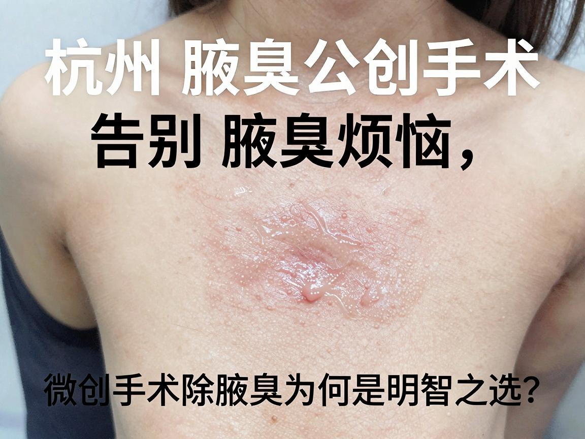 杭州腋臭微创手术，告别腋臭烦恼，微创手术除腋臭为何是明智之选？