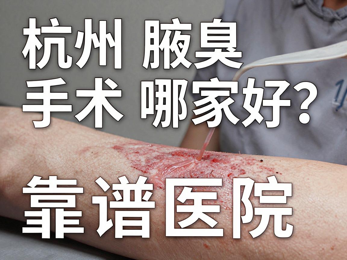 杭州腋臭手术哪家好？揭秘靠谱医院的选择逻辑