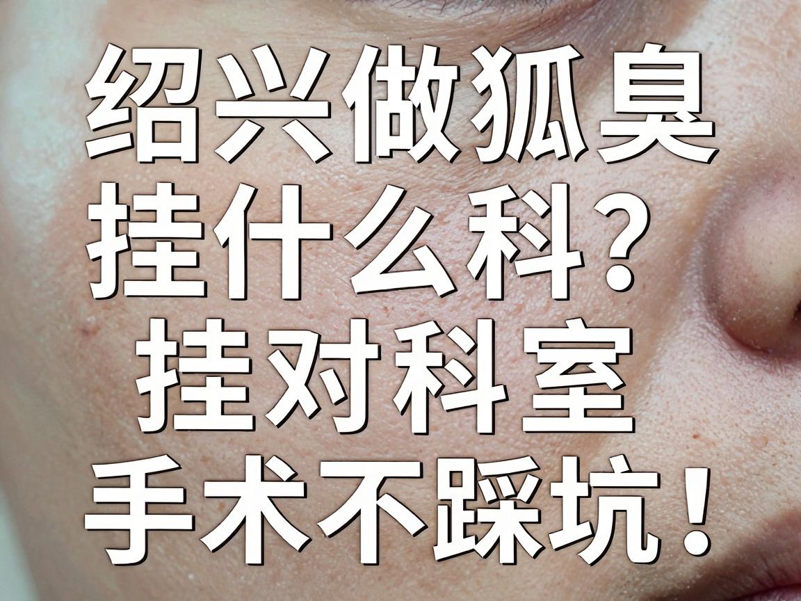绍兴做狐臭手术挂什么科？挂对科室，手术不踩坑！