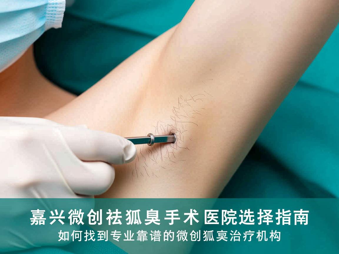 嘉兴微创祛狐臭手术医院选择指南，如何找到专业靠谱的微创狐臭治疗机构