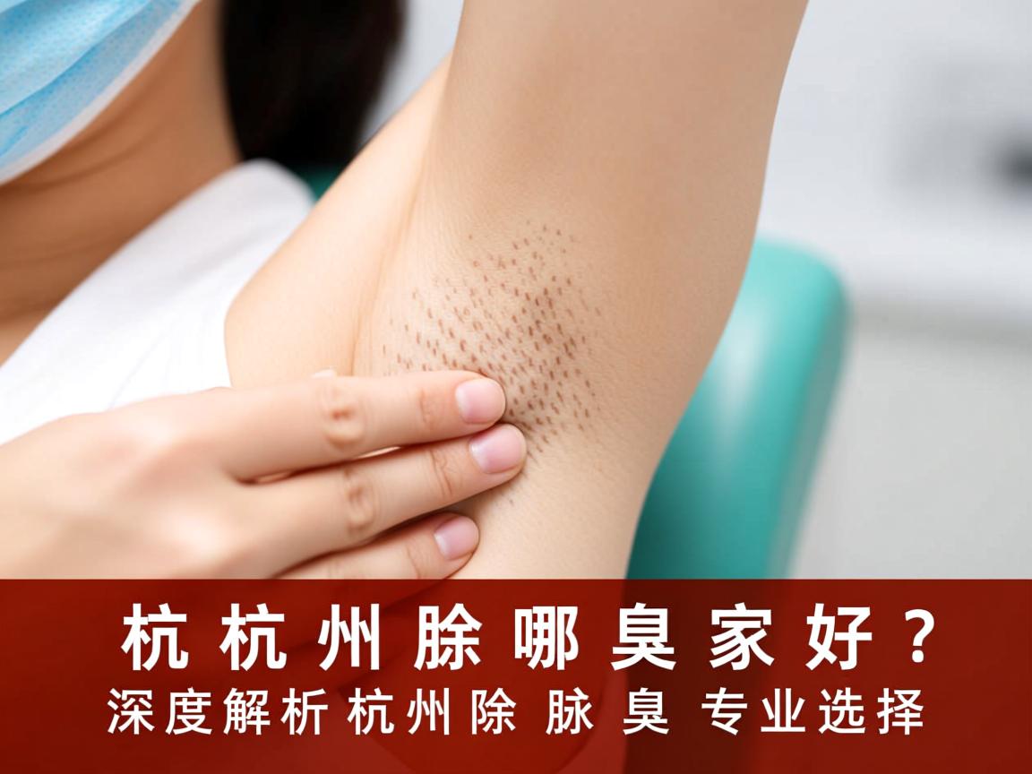 杭州除腋臭哪家好？深度解析杭州除腋臭专业选择