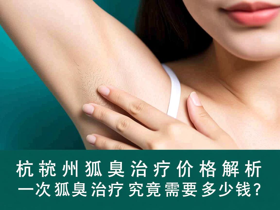 杭州狐臭治疗价格解析，一次狐臭治疗究竟需要多少钱？