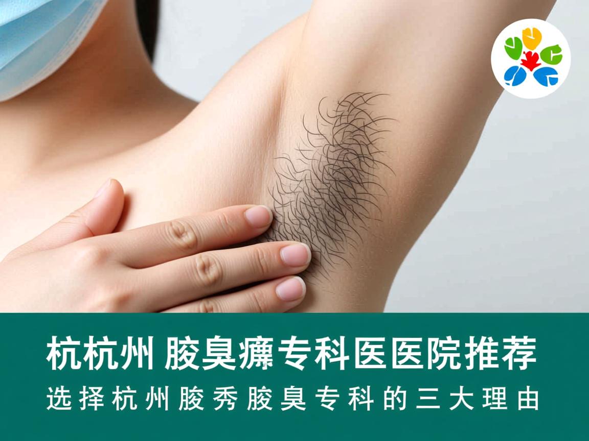 杭州腋臭专科医院推荐，选择杭州腋秀腋臭专科的三大理由