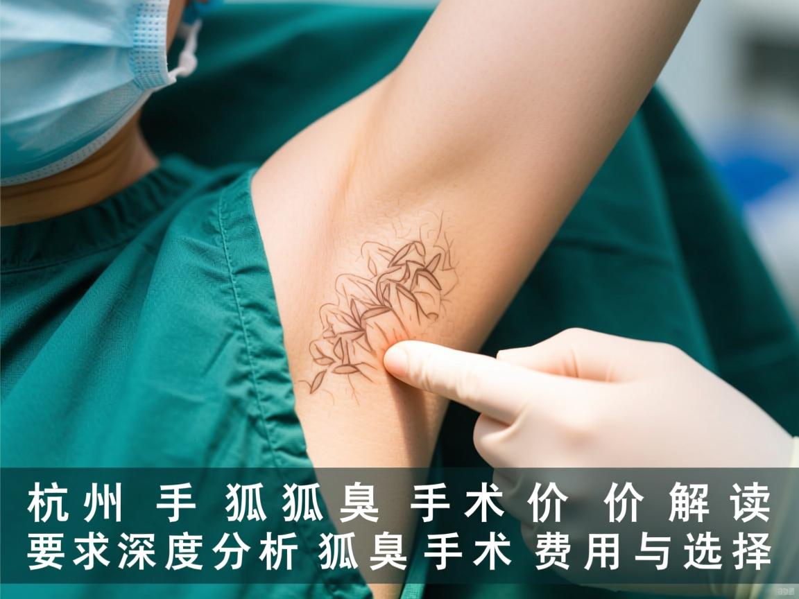 杭州狐臭手术价格解读，深度分析狐臭手术费用与选择