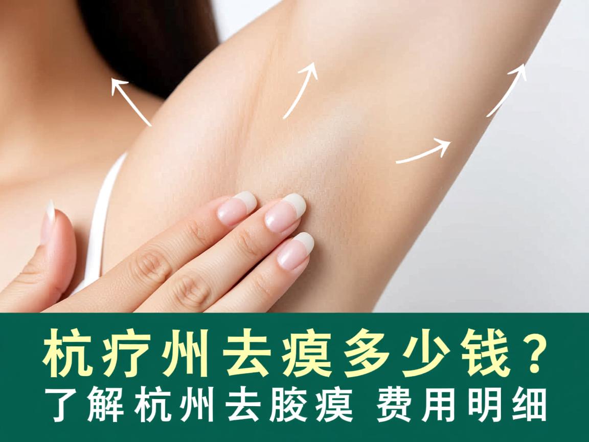 杭州去腋臭多少钱？了解杭州去腋臭的费用明细