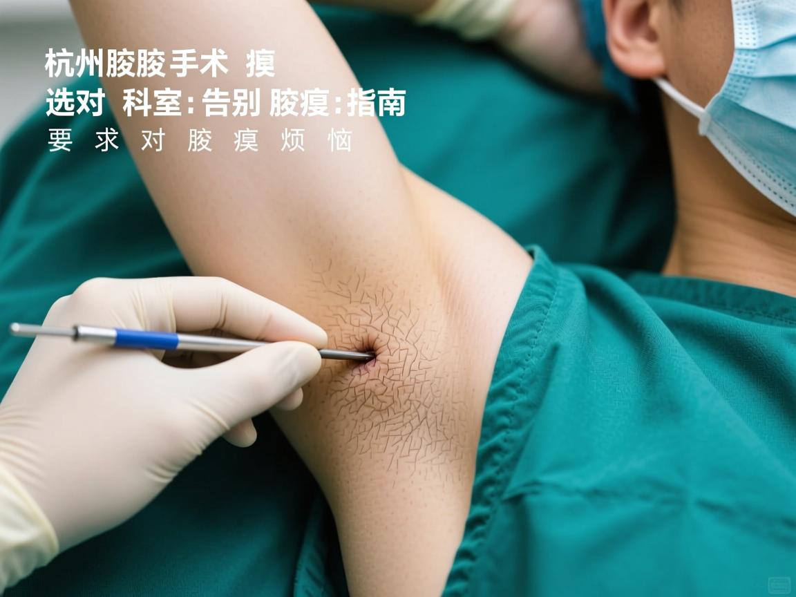 杭州腋臭手术指南，选对科室，告别腋臭烦恼