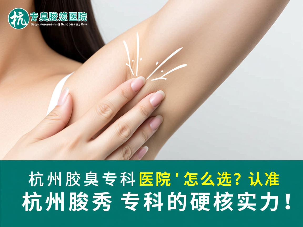 杭州腋臭专科医院怎么选？认准杭州腋秀专科的硬核实力！