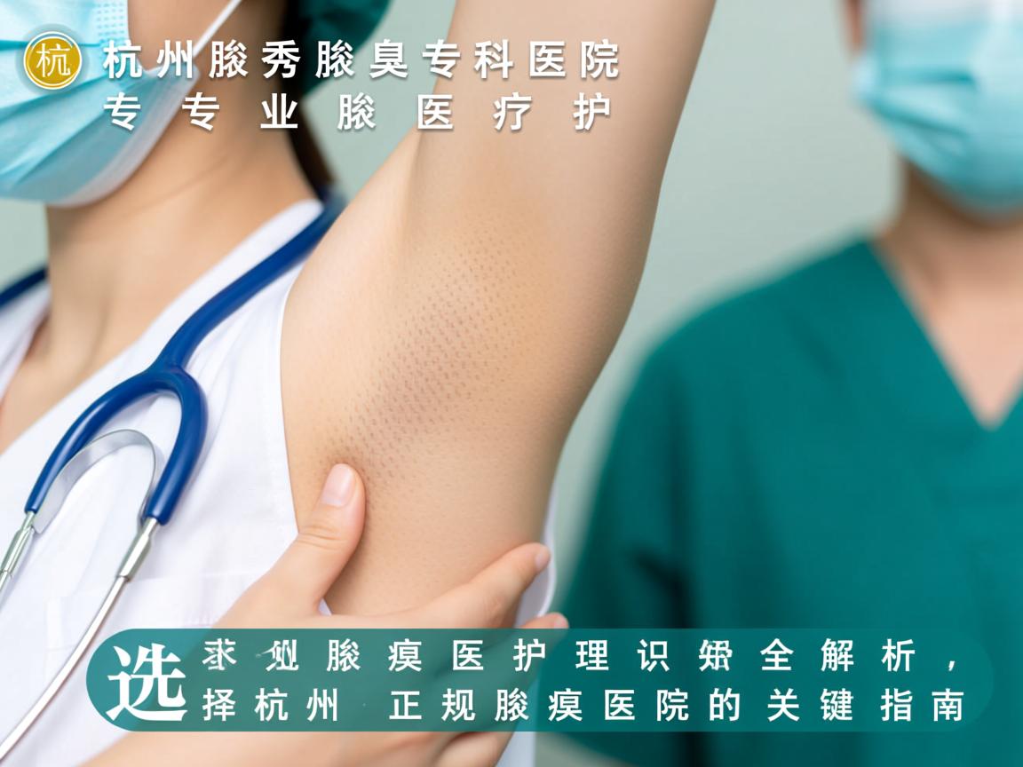 杭州腋秀腋臭专科医院，专业腋臭医疗护理知识全解析，选择杭州正规腋臭医院的关键指南