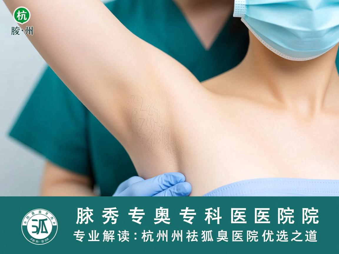 杭州腋秀腋臭专科，专业解读杭州祛狐臭医院的优选之道