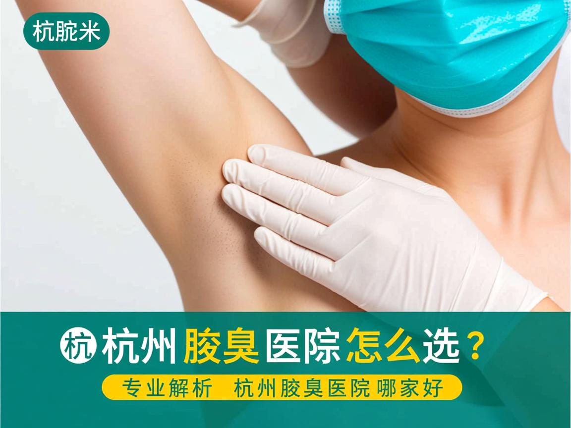 杭州腋臭医院怎么选？专业解析杭州腋臭医院哪家好