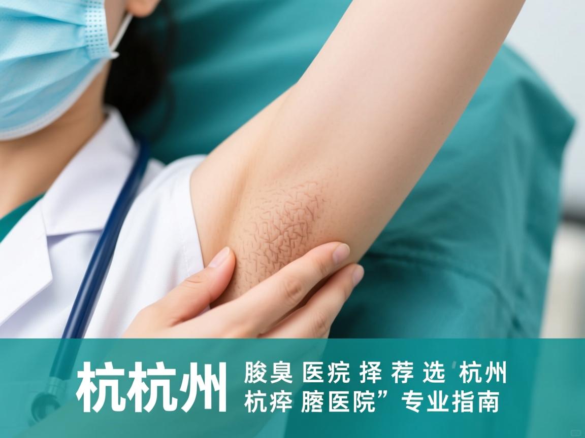 杭州腋臭医院推荐，选择杭州腋臭医院的专业指南