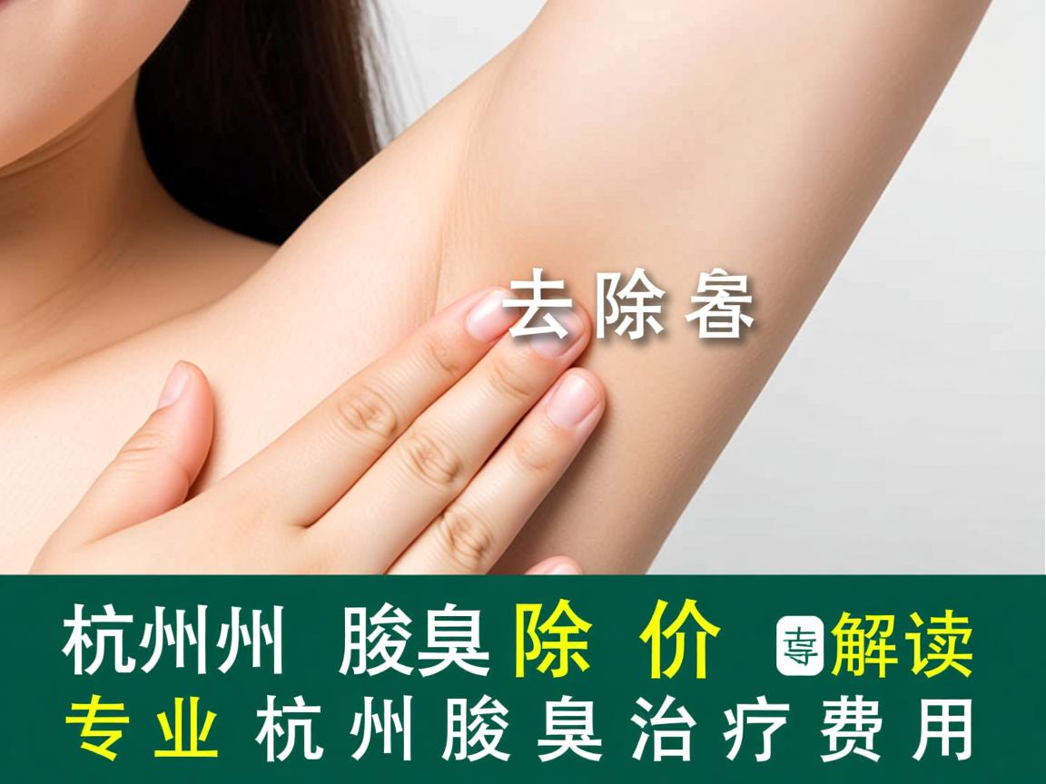 杭州腋臭去除价格解析，专业解读杭州腋臭治疗费用