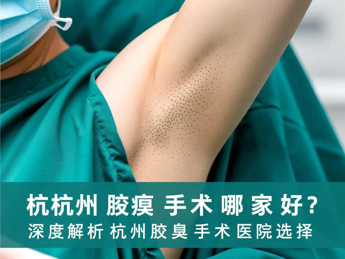 杭州腋臭手术哪家好？深度解析杭州腋臭手术医院选择