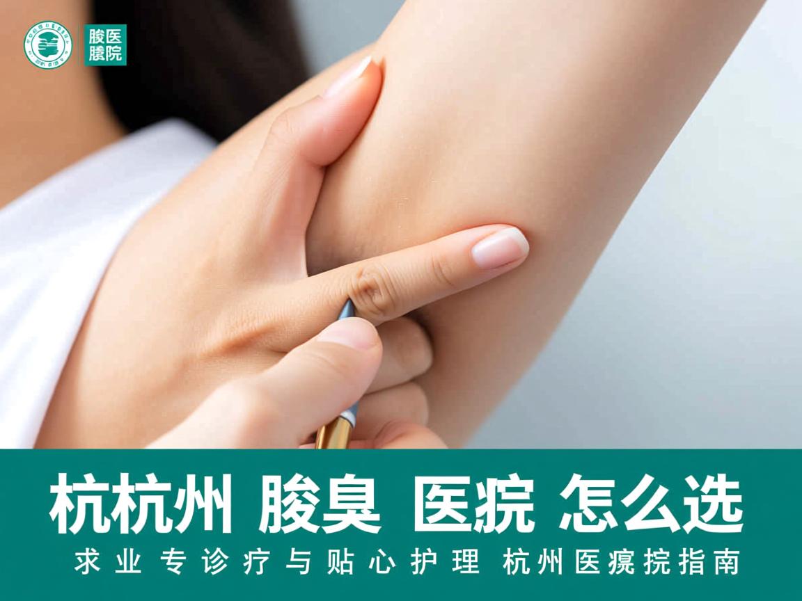 杭州腋臭医院怎么选，专业诊疗与贴心护理的杭州腋臭医院指南