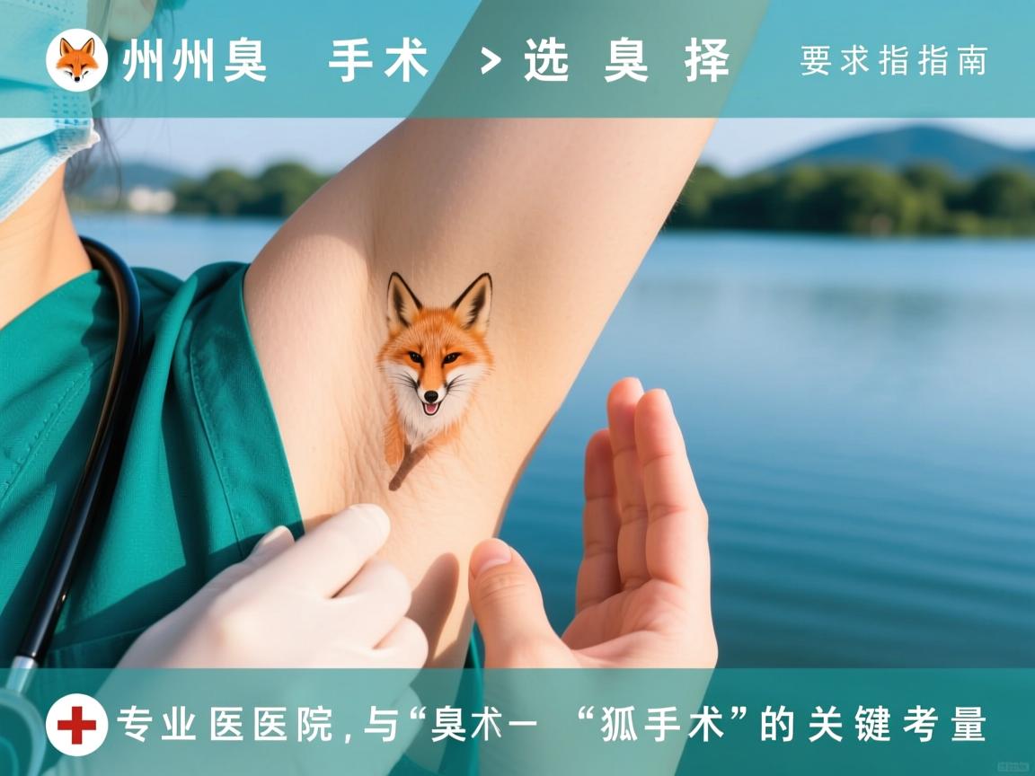 湖州狐臭手术选择指南，专业医院与狐臭手术的关键考量