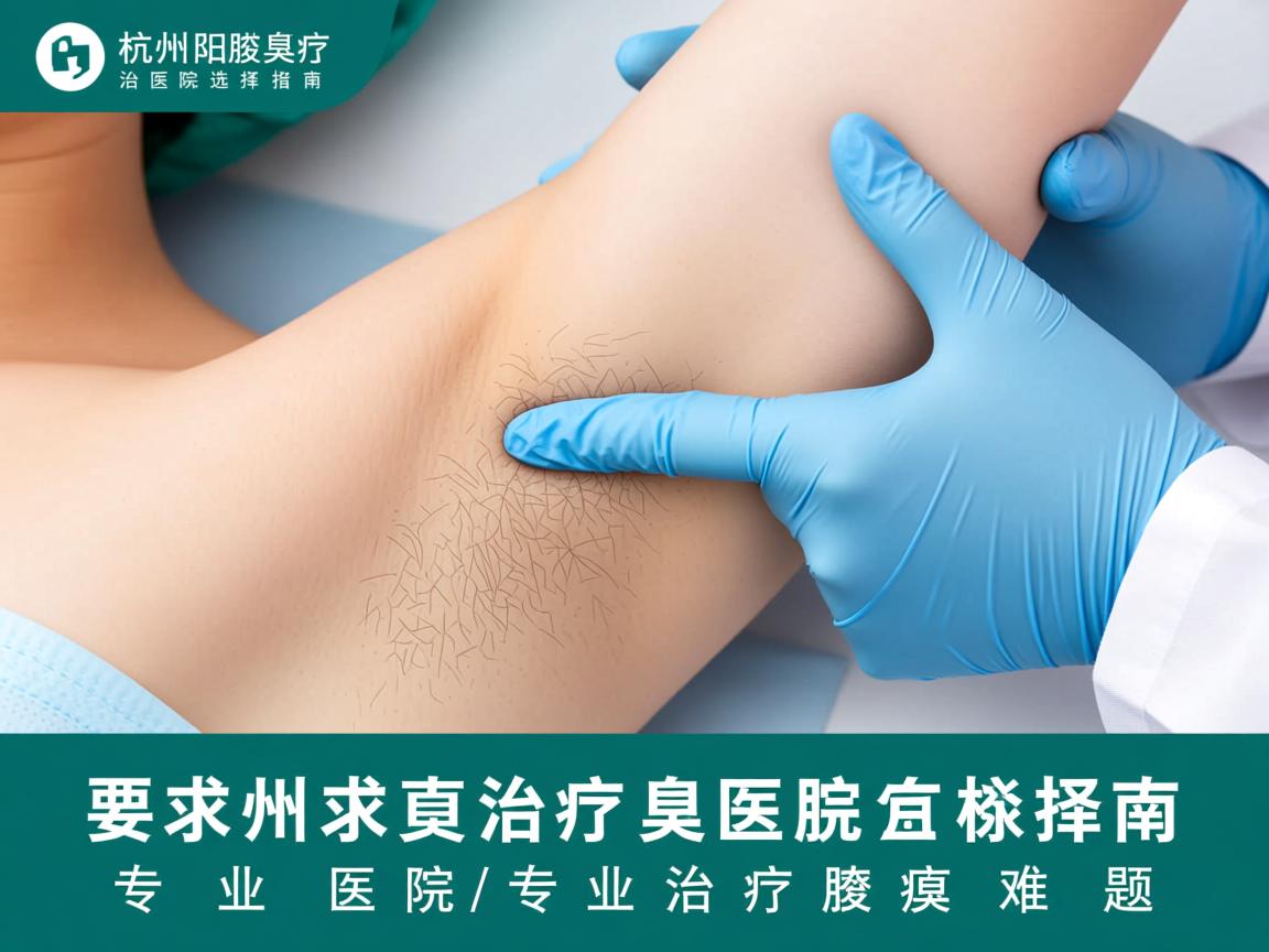 杭州腋臭治疗医院选择指南，专业医院专业治疗腋臭难题