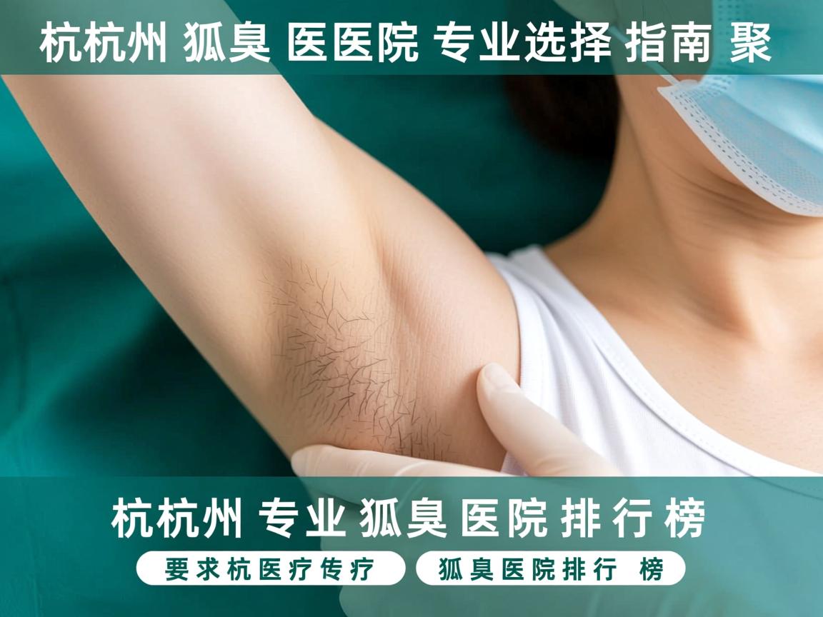 杭州狐臭医院专业选择指南，聚焦杭州专业狐臭医院排行榜