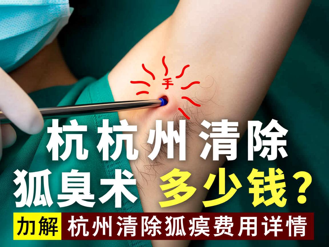 杭州清除狐臭手术多少钱？解析杭州清除狐臭费用详情