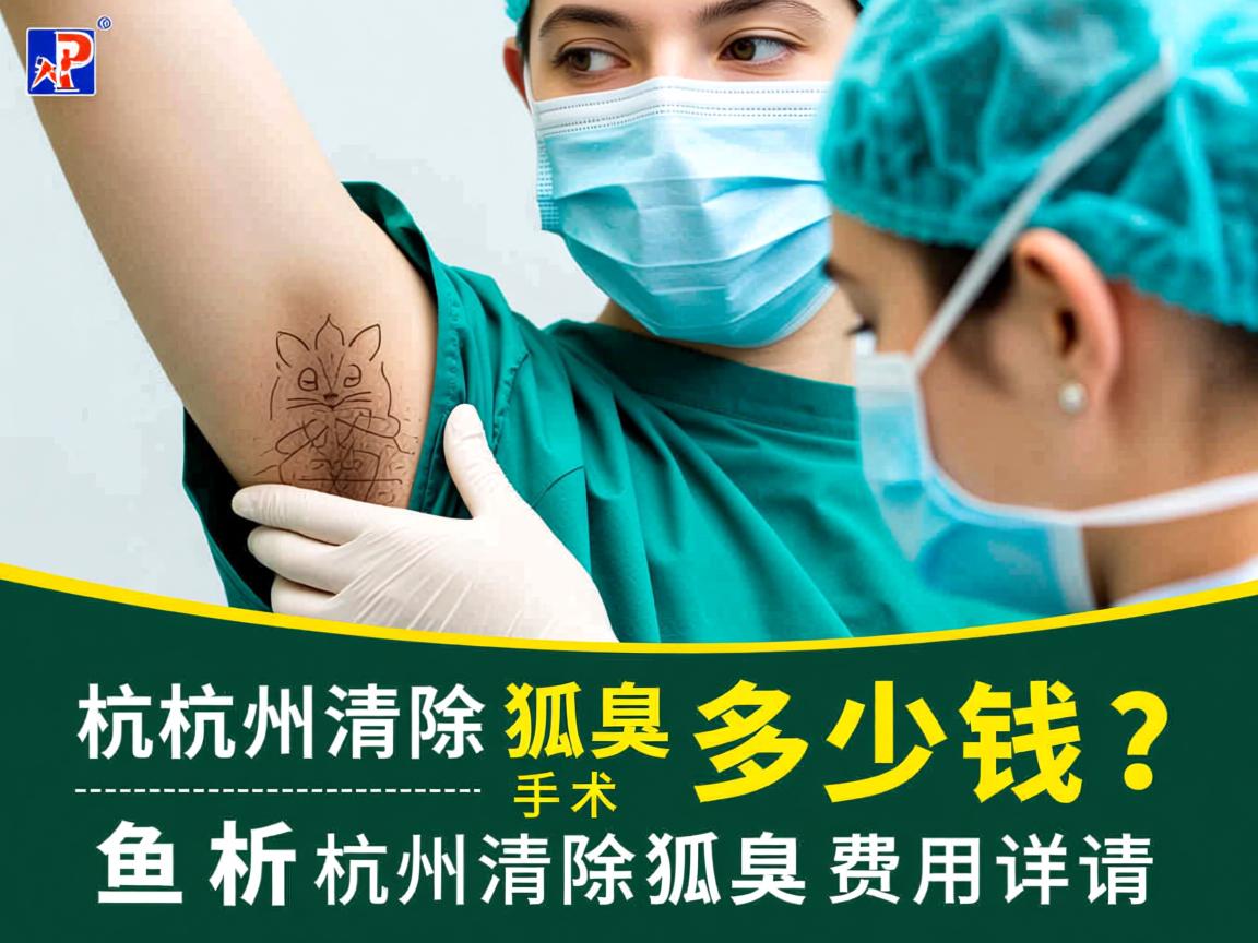 杭州清除狐臭手术多少钱？解析杭州清除狐臭费用详情