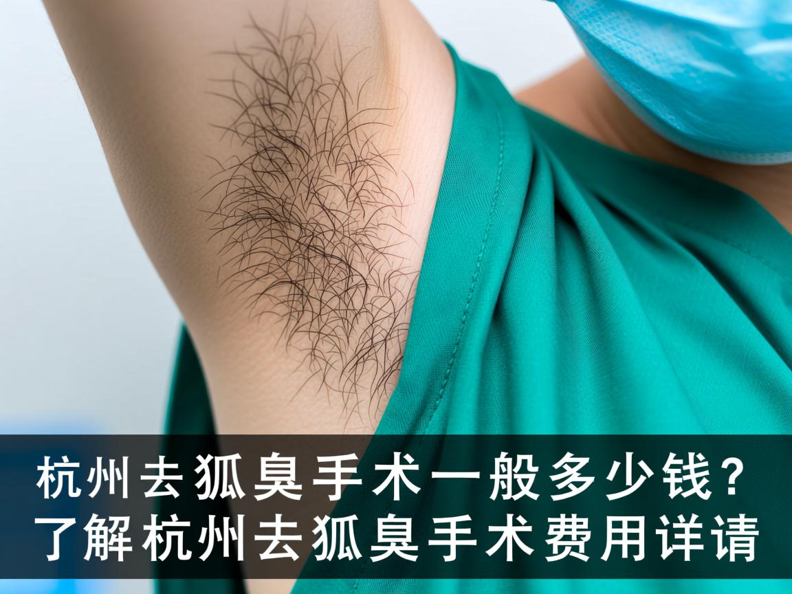 杭州去狐臭手术一般多少钱？了解杭州去狐臭手术费用详情