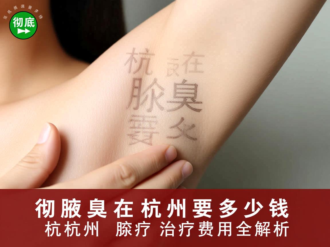 彻底治腋臭在杭州要多少钱，杭州腋臭治疗费用全解析