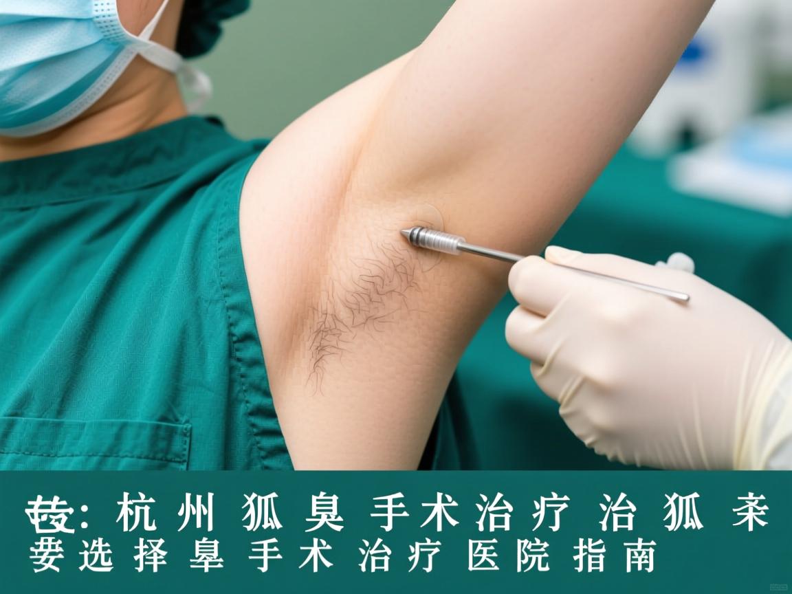杭州狐臭手术治疗选择，专业狐臭手术治疗医院指南