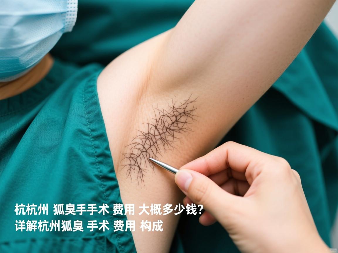 杭州狐臭手术费用大概多少钱？详解杭州狐臭手术费用构成