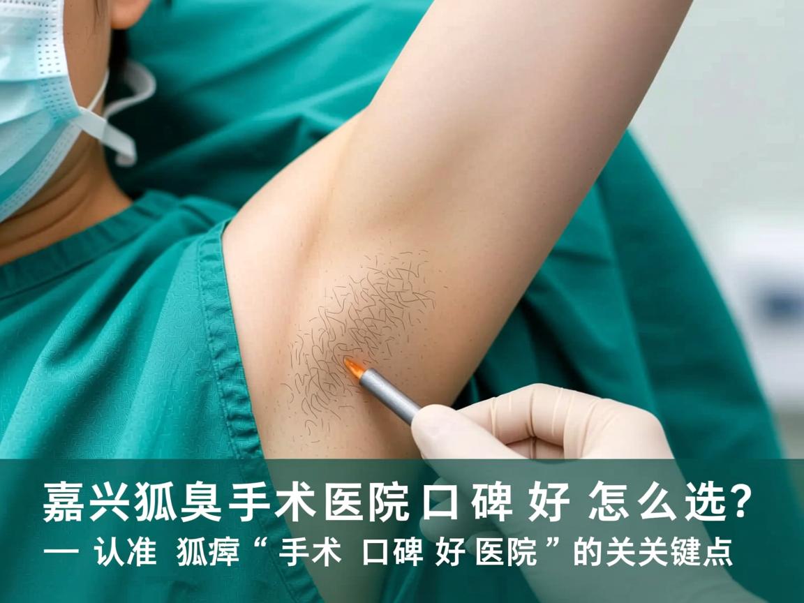 嘉兴狐臭手术医院口碑好怎么选？认准狐臭手术口碑好医院的关键点