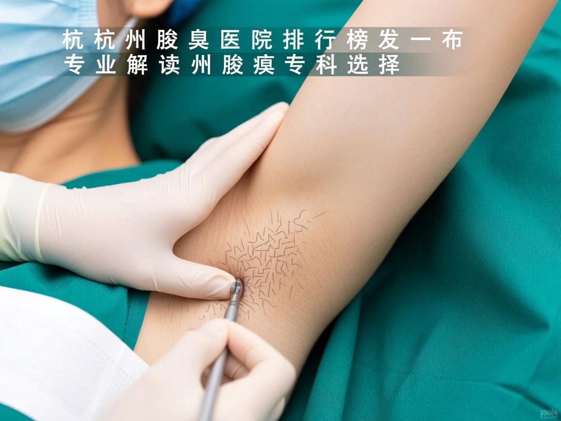 杭州腋臭医院排行榜发布，专业解读杭州腋臭专科选择