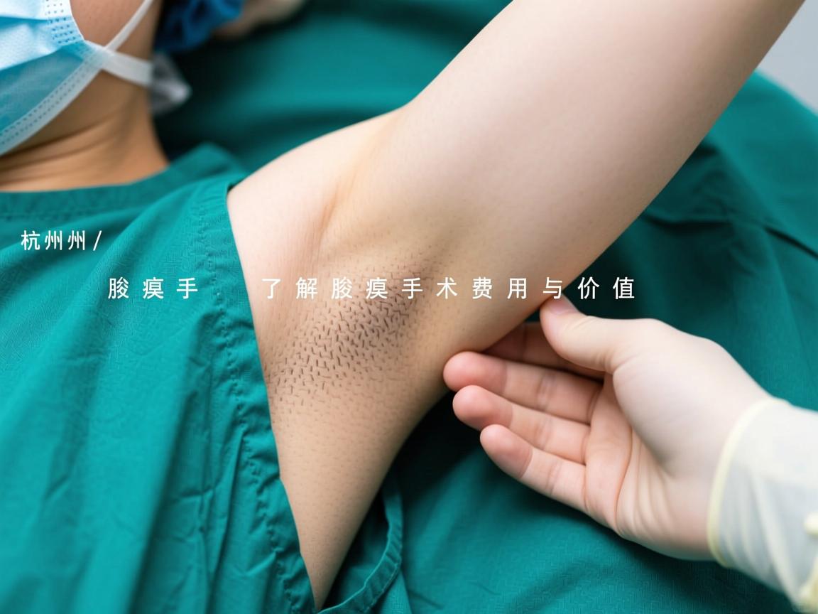杭州腋臭手术费用解析，了解腋臭手术费用与价值