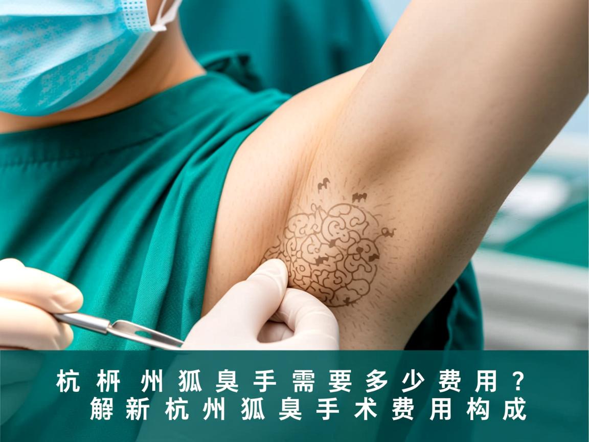 杭州狐臭手术需要多少费用？解析杭州狐臭手术费用构成