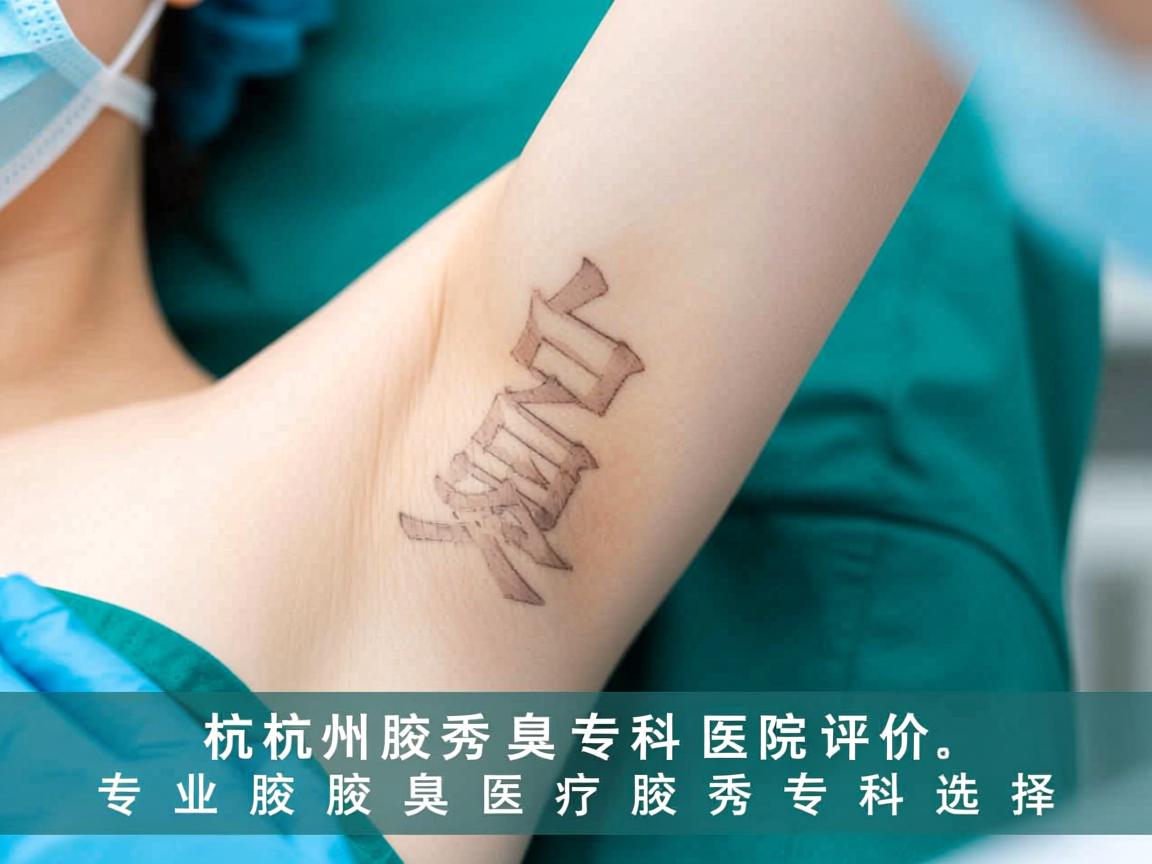 杭州腋秀腋臭专科医院评价，专业腋臭医疗的腋秀专科选择