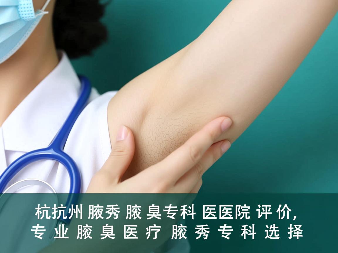 杭州腋秀腋臭专科医院评价，专业腋臭医疗的腋秀专科选择