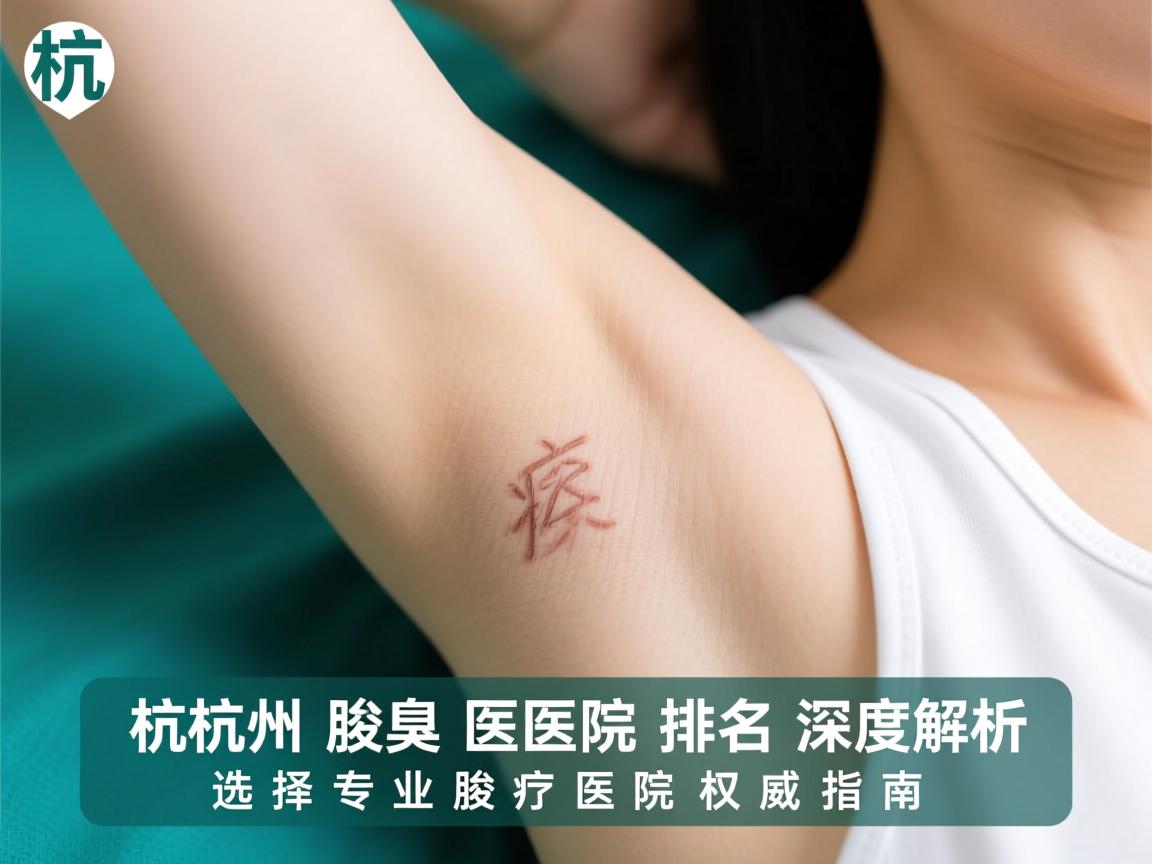 杭州腋臭医院排名深度解析，选择专业腋臭医院的权威指南