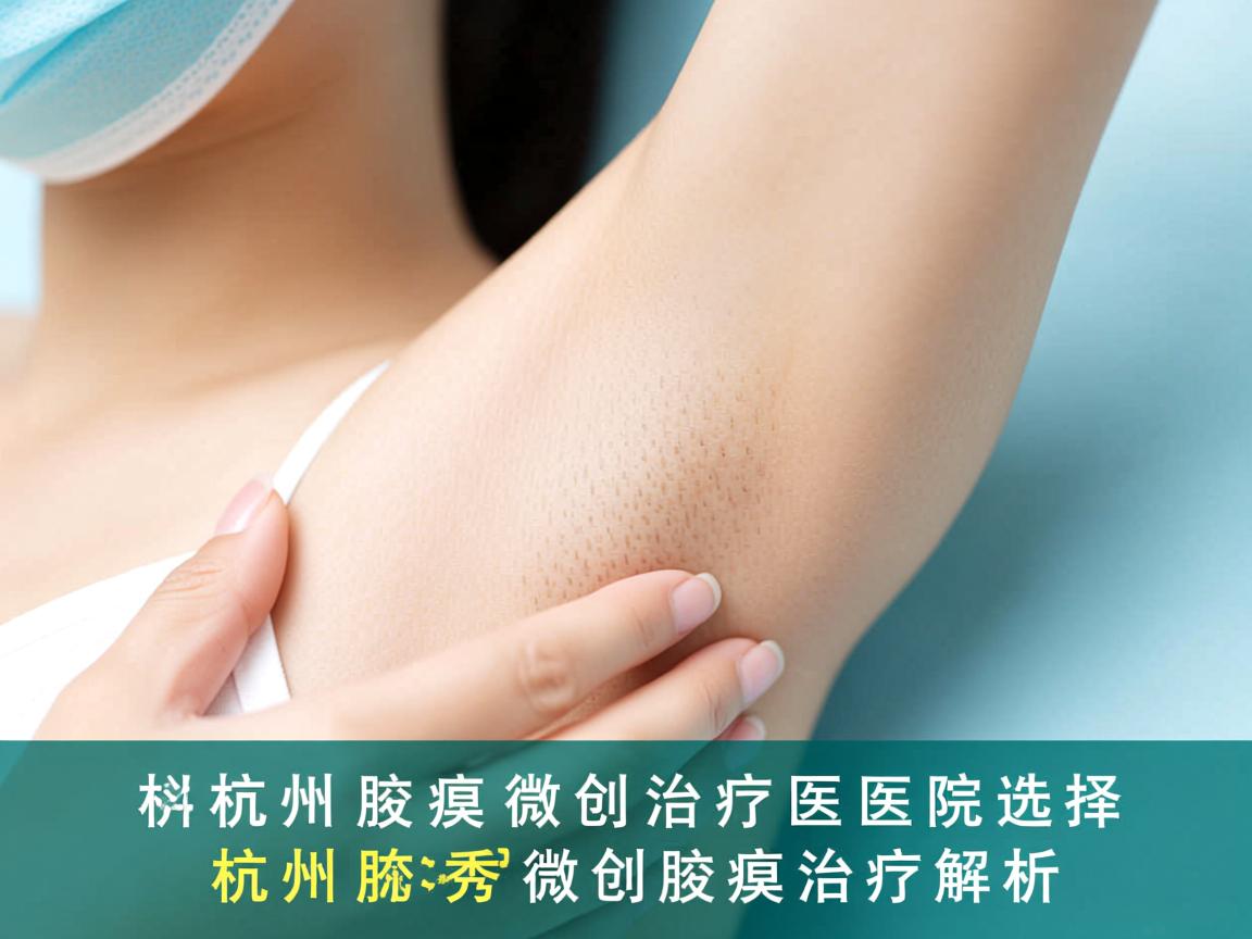 杭州腋臭微创治疗医院选择，杭州腋秀专科的微创腋臭治疗解析