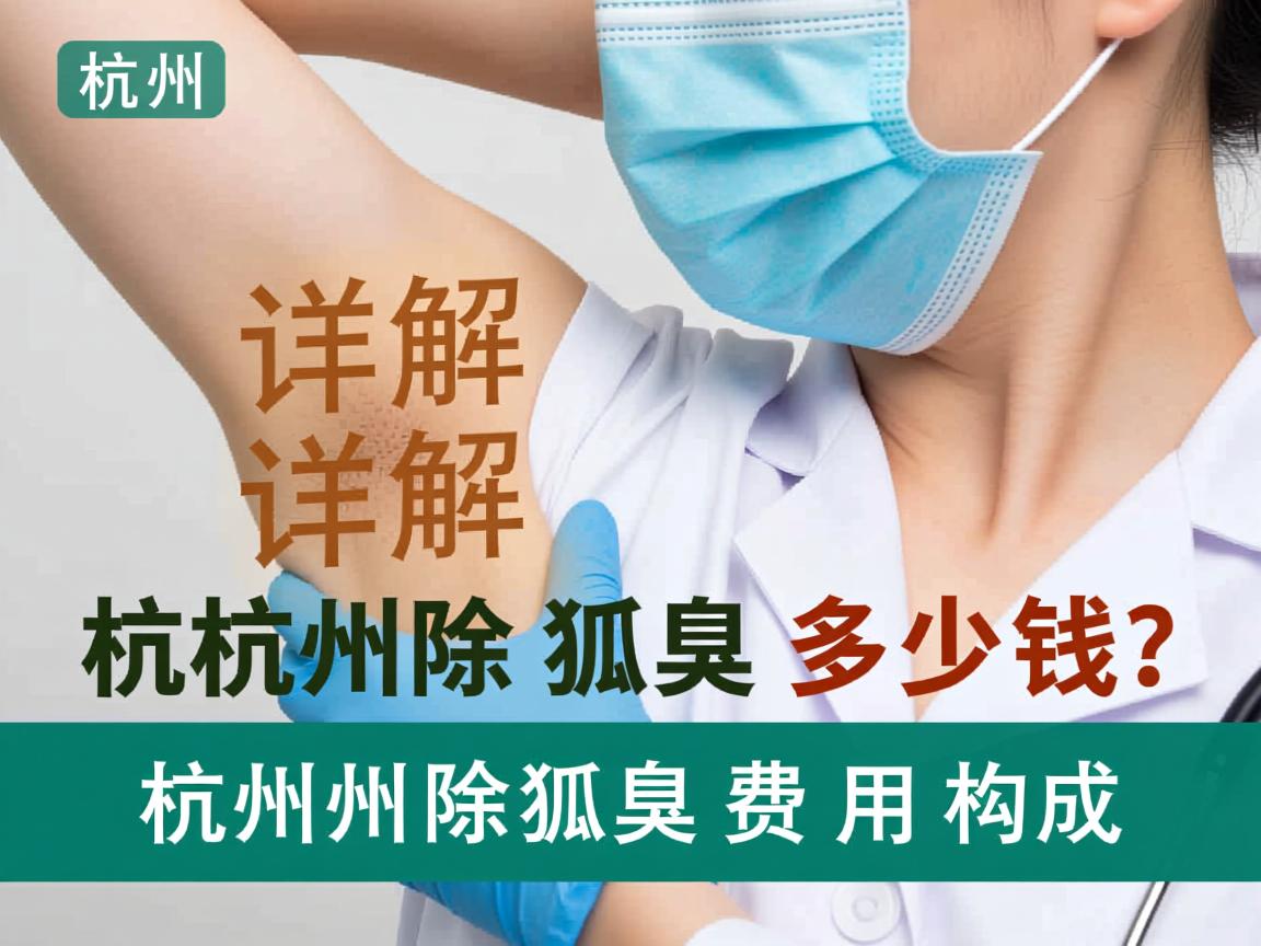 杭州除狐臭多少钱？详解杭州除狐臭费用构成