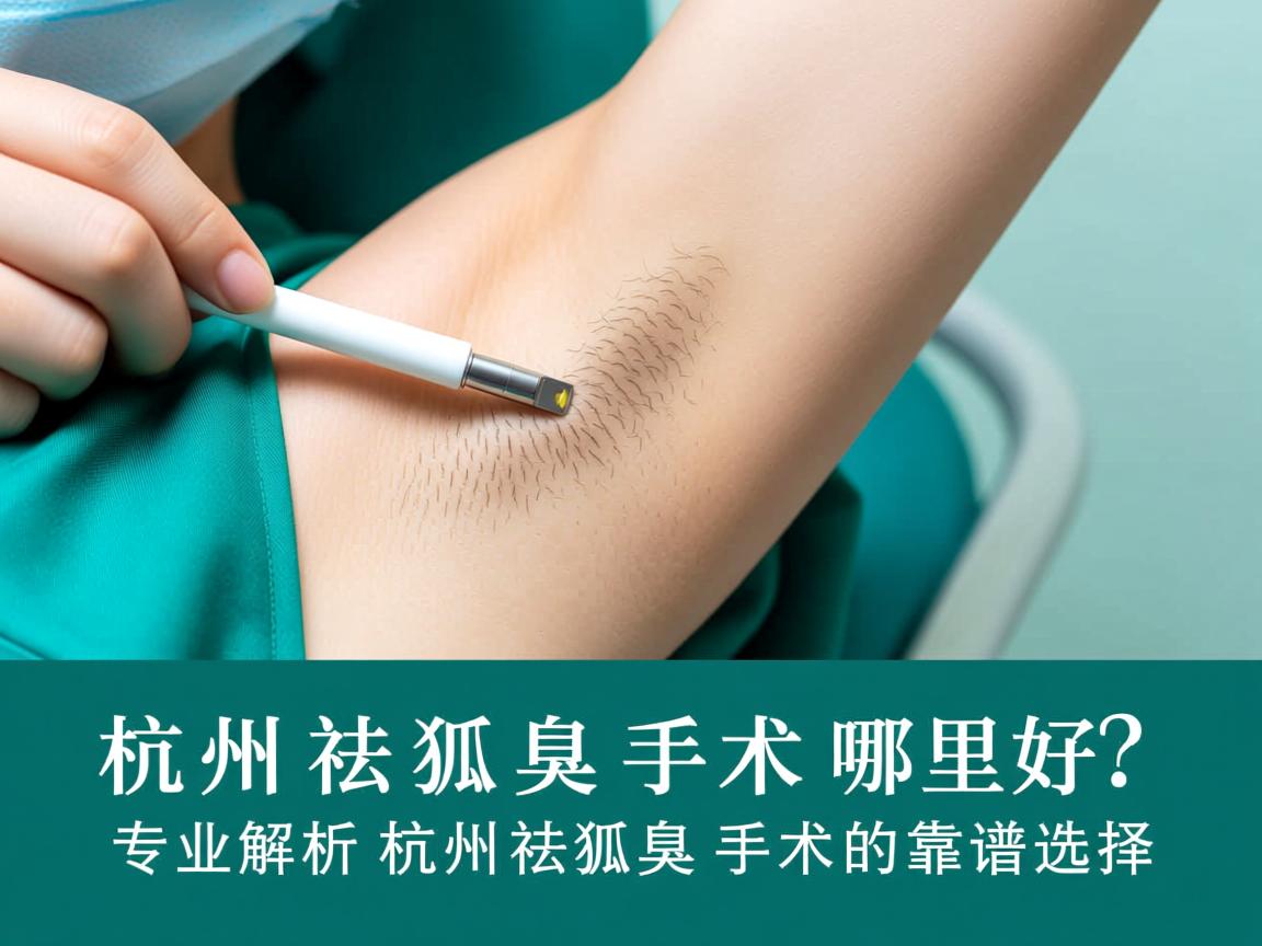杭州祛狐臭手术哪里好？专业解析杭州祛狐臭手术的靠谱选择