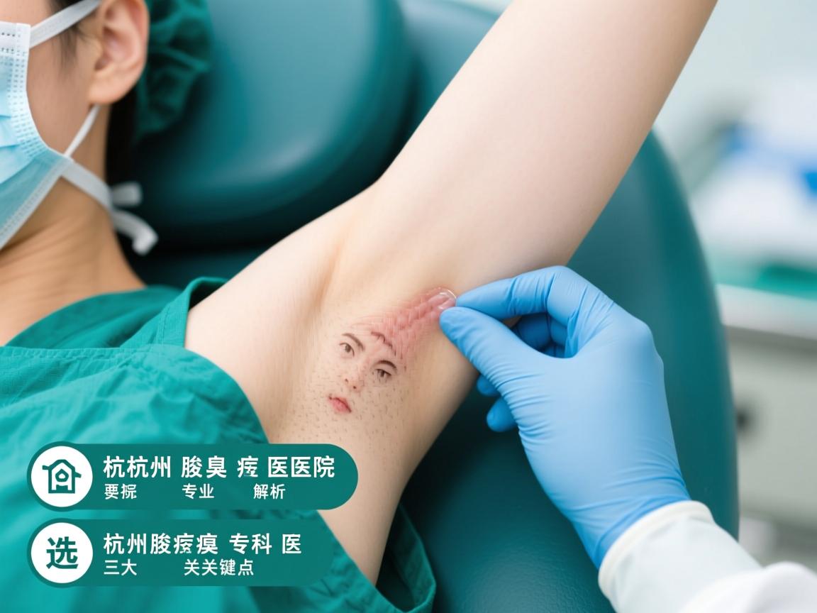 杭州腋臭医院专业解析，选择杭州腋臭专科医院的三大关键点