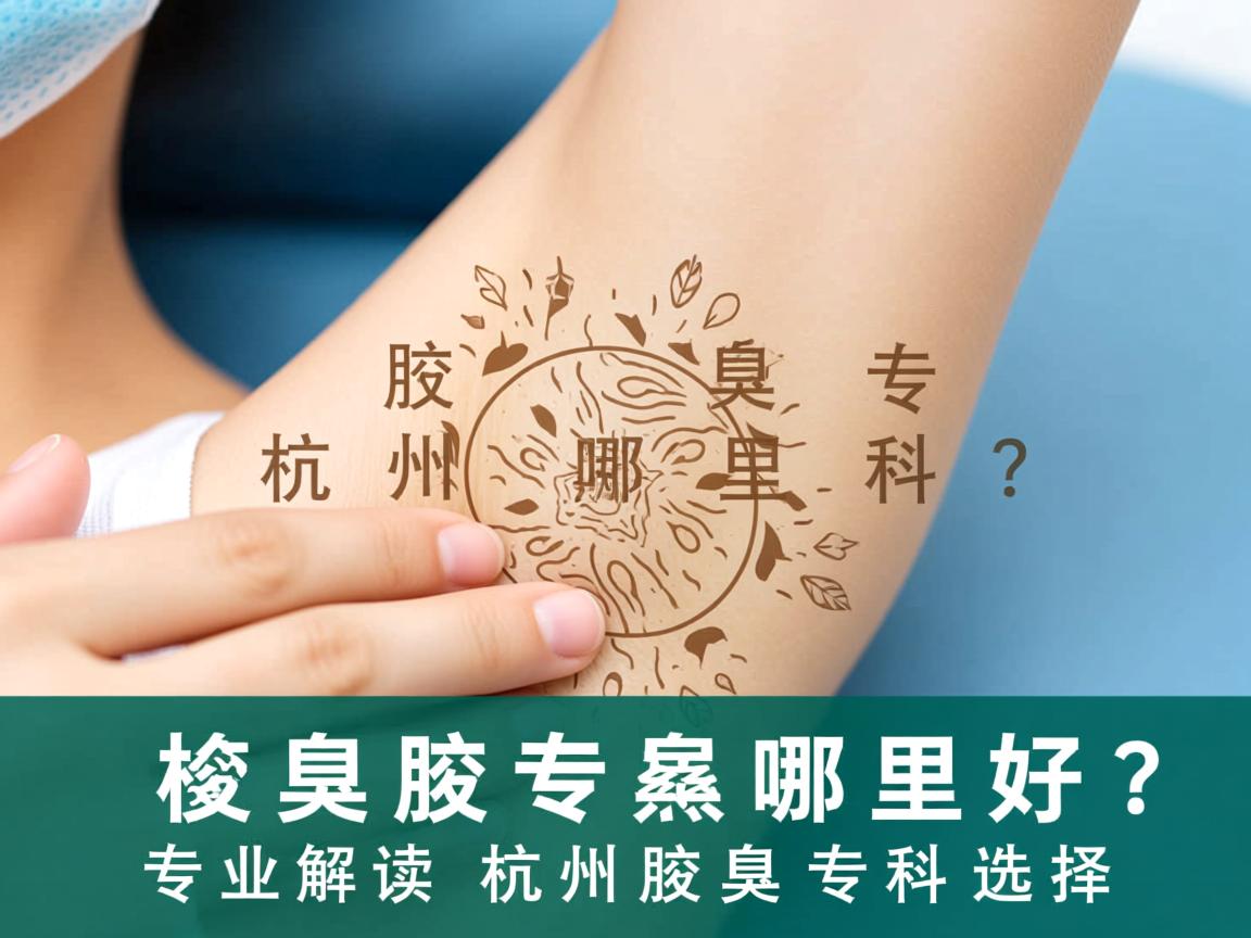 杭州腋臭专科哪里好？专业解读杭州腋臭专科选择
