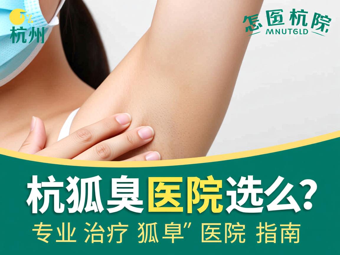 杭州狐臭医院怎么选？专业治疗狐臭的医院指南
