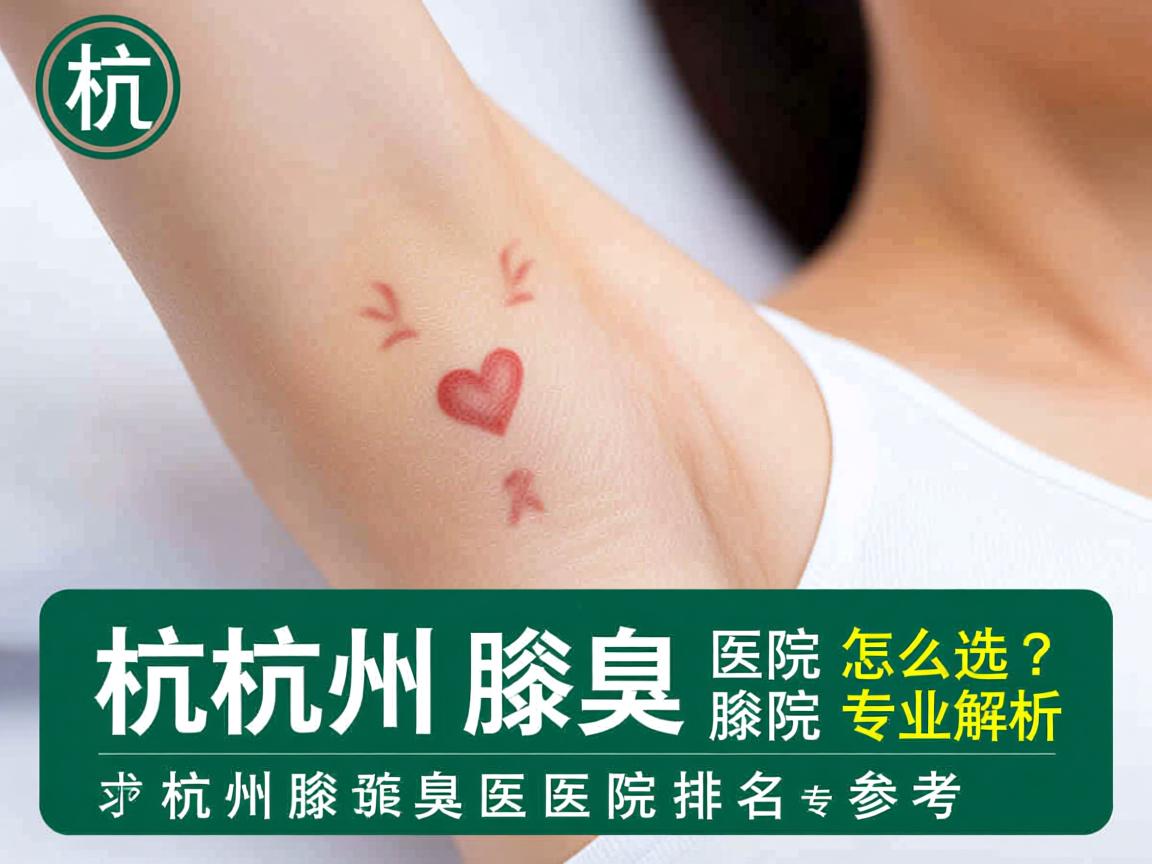 杭州腋臭医院怎么选？专业解析杭州腋臭医院排名参考
