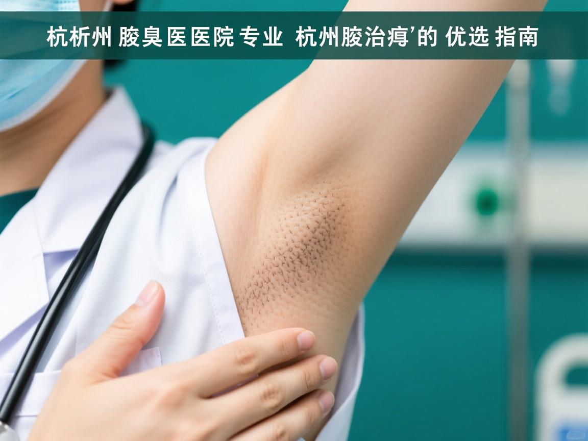 杭州腋臭医院专业解析，杭州腋臭治疗的优选指南