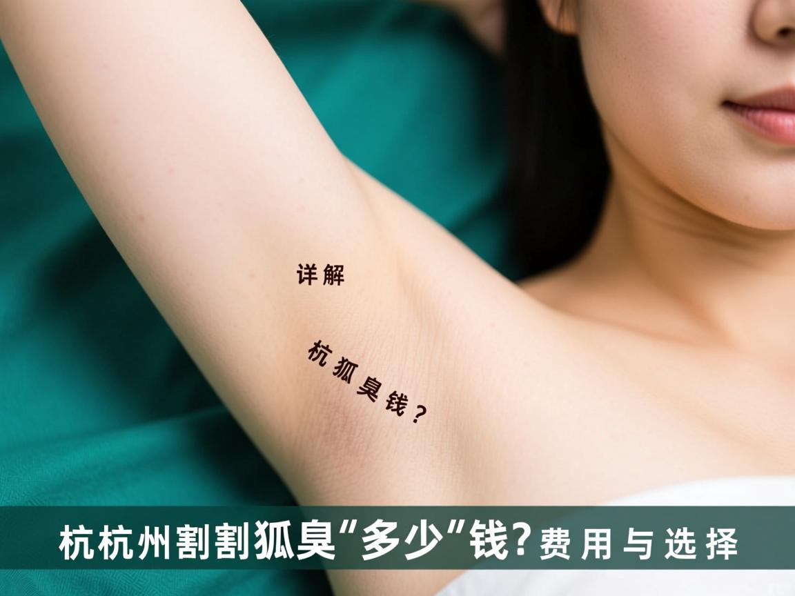 杭州割狐臭多少钱?详解杭州割狐臭费用与选择 杭州割狐臭多少钱?详解杭州割狐臭费用与选择